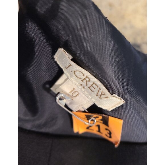 Lot of 2 J. Crew Size 10 Sleeveless Pleated Wool Blend Lined Dress 1 is New! - Picture 16 of 16